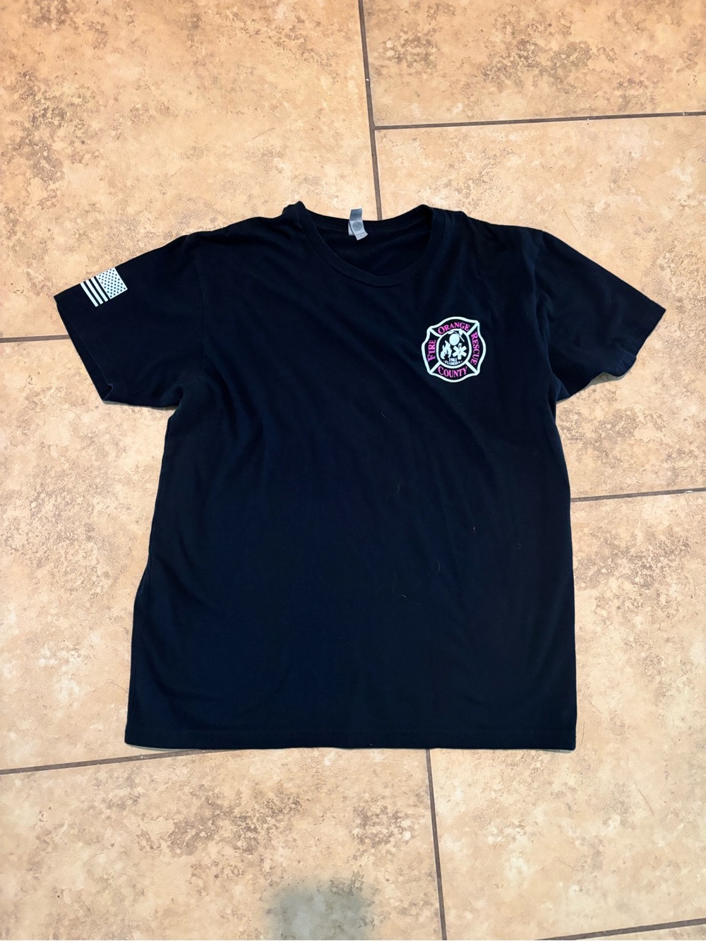 Orange County Fire Local 2057 Breast Cancer Awareness Shirt